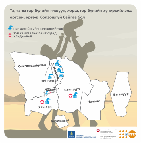 Нийслэл дэх түр хамгаалах байрууд